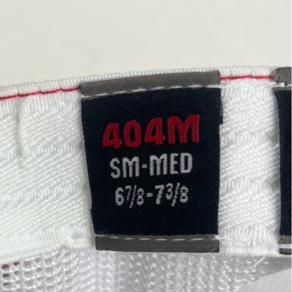 Pacific Headwear Boston Red Sox Flexfit Pro Model Cap S/M Red White - Picture 8 of 9